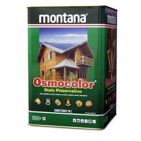 Osmocolor Castanho UV Deck Lata de 18 Litros Montana Madeira