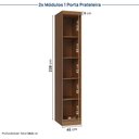 Ver imagem 6 de Guarda-Roupa Planejado 8 Peças 12 Portas Arani CabeCasa MadeiraOriginals Marrom/Cinamomo/Offwhite
