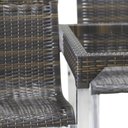 Ver imagem 6 de Conjunto de 8 Cadeiras e Mesa de Jantar Haiti em Alumínio para Cozinha, Edícula - Pedra Ferro