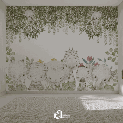 Painel Safari Aquarela-md21