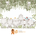 Ver imagem 2 de Painel Safari Aquarela-md21