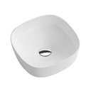 Ver imagem 1 de Cuba Ceramica Lavabo de Sobrepor com Valvula Click, 37x37cm Mx203 Cor:branco