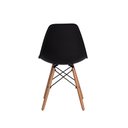 Ver imagem 3 de Kit 4 Cadeiras Eiffel pretas + Mesa Redonda 70cm branco