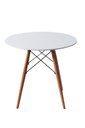 Ver imagem 2 de Kit 4 Cadeiras Eiffel pretas + Mesa Redonda 70cm branco