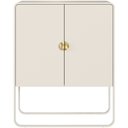 Ver mais imagens de Aparador Buffet para Sala de Jantar Industrial Orgânico 90cm Alek A03 Off White - Lyam Decor