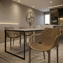 Ver mais imagens de Poltrona Design Vazado Suits em Polipropileno Reforçado Área Gourmet e Varanda - Fendi