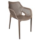 Ver imagem 2 de Poltrona Design Vazado Suits em Polipropileno Reforçado Área Gourmet e Varanda - Fendi