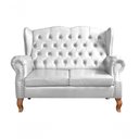 Ver imagem 4 de Conjunto de Sofás Imperador 4 Lugares 135cm Branco Bella Decor