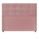 Ver imagem 3 de Cabeceira Cama Box Queen 160 Cm Suede Rose Lia - MV Estofados