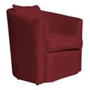 Ver mais imagens de Kit 02 Poltrona Decorativa Recepção Escritório Veludo Alana Cor Vermelho
