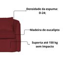 Ver imagem 5 de Kit 02 Poltrona Decorativa Recepção Escritório Veludo Alana Cor Vermelho