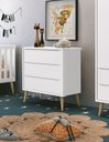 Ver imagem 2 de Cômoda Gaveteiro Théo New Branco Fosco com Natural - Reller
