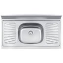 Ver imagem 3 de Pia Aco Inox 105X52 1CC Standard Tramontina (93040507)