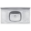 Ver imagem 1 de Pia Aco Inox 105X52 1CC Standard Tramontina (93040507)