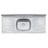 Pia de Apoio em Aço Inox 120x52cm Standard - Tramontina - 3