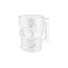 Caneca Caveira Vidro 500Ml Prata Hauskraft - 1