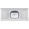 Pia de Apoio Tramontina New Raggi 40 em Aço Inox 120x52 cm - 2