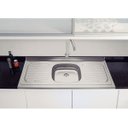 Ver imagem 1 de Pia de Apoio Tramontina New Raggi 40 em Aço Inox 120x52 cm