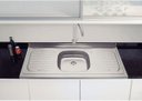 Ver imagem 1 de Pia de Apoio Tramontina New Raggi 40 em Aço Inox 120x52 cm
