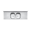 Ver imagem 1 de Pia Aço Inox BA 160x55 2CC Perfecta