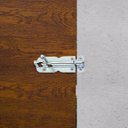 Ver imagem 4 de Trinco Simples De Fio Redondo Em Aço Galvanizado 15 Cm Cromado