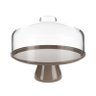 Boleira Cake Com Cúpula 32 cm Warm Gray Coza - 1