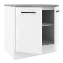Ver imagem 7 de Balcão Madesa Agata 80 Cm 2 Portas - Branco Rustic/branco