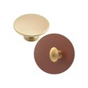 Ver imagem 3 de Kit 6 Puxadores 201 Tucson Ponto Dourado para Móveis Armários e Gavetas
