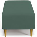 Ver imagem 6 de Puff Decorativo Sala de Estar Cléo Pés Palito 90cm Suede Verde Musgo