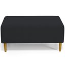 Ver imagem 6 de Puff Decorativo Sala de Estar Cléo Pés Palito 90cm Suede Preto