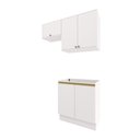 Ver imagem 4 de Lavanderia Modulada Kappesberg Celeste 3 Peças Branco 140cm