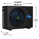 Ver imagem 3 de Trocador de Calor Inverter Wi-fi para Piscinas Th-75 75000 Btus Tiv - Sodramar
