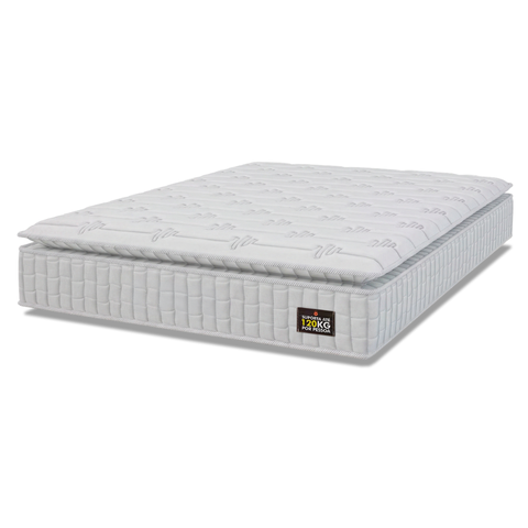 Colchão Casal Espuma D33 Vangogh Pillow Top 138x188x29cm Branco Hellen