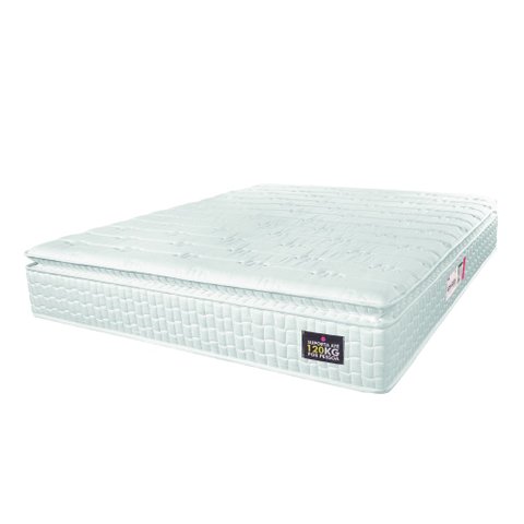 Colchão Casal Espuma D33 Vangogh Pillow Top 138x188x29cm Branco Hellen