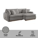 Ver imagem 5 de Sofá Cama Retrátil e Reclinável Inova 190 Cm Braço 15 Cm Meu Sofá Online