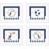 Kit Com 4 Quadros Infantis Quarto de Bebe Menino Futebol - 2