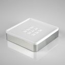 Ver imagem 4 de Saboneteira Inox e Acrílico Spirit Ba0148.232 Cromado/branco Zen Design