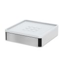 Ver imagem 1 de Saboneteira Inox e Acrílico Spirit Ba0148.232 Cromado/branco Zen Design