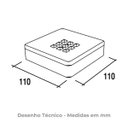 Ver imagem 3 de Saboneteira Inox e Acrílico Spirit Ba0148.232 Cromado/branco Zen Design