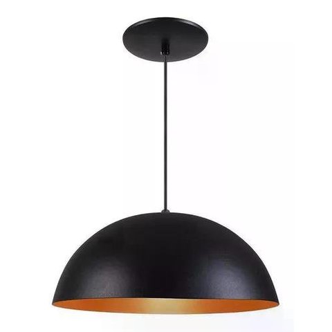 Lutre Pendente de Teto Meia Lua