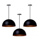 Ver imagem 2 de Lutre Pendente de Teto Meia Lua