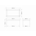 Ver imagem 5 de Conjunto Sala de Jantar Mesa 150x80 Cm 6 Cadeiras Madeira Marin Brasil