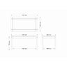Conjunto Sala de Jantar Mesa 150x80 Cm 6 Cadeiras Madeira Marin Brasil - 5