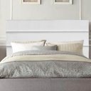 Ver imagem 1 de Cabeceira Estofada Argentina 195cm King Size para Cama Colchão Box Quarto Suede Branco - Aurora