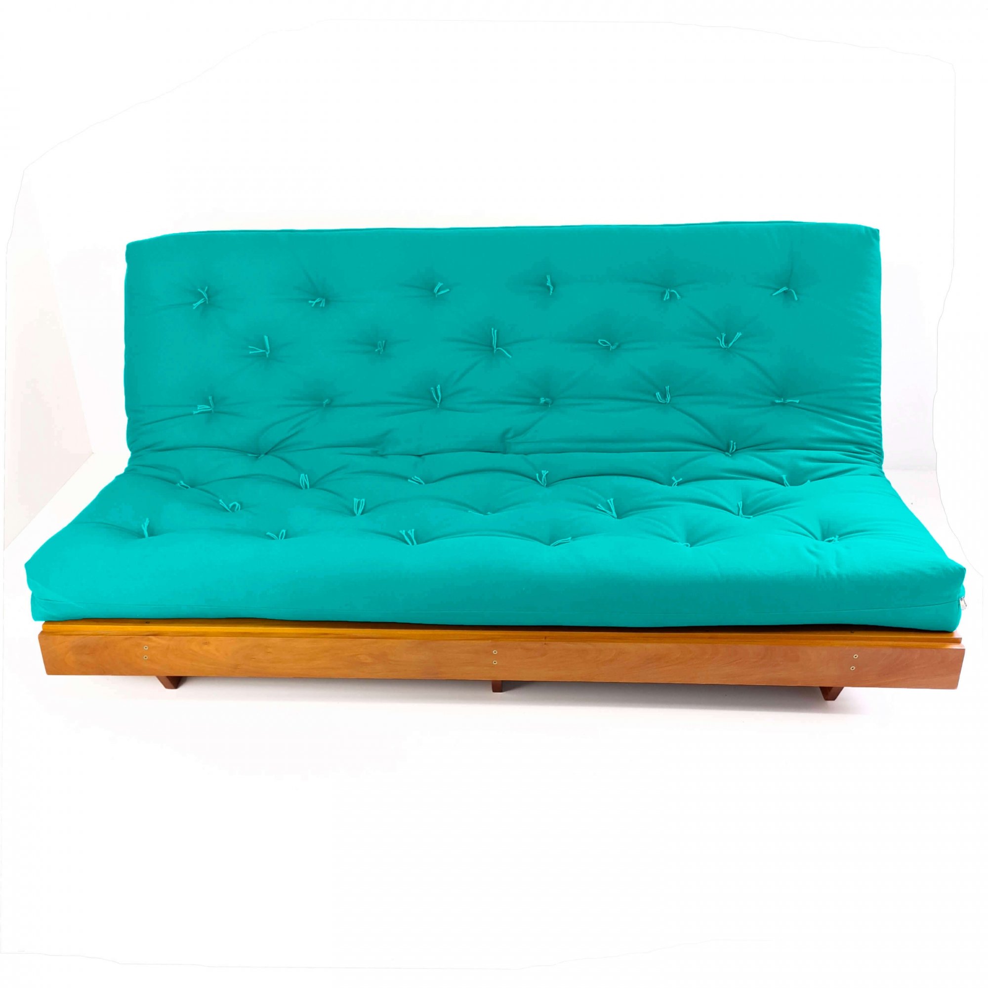 Sofá Cama Futon L Acquablock em Madeira Nobre Maciça - 2