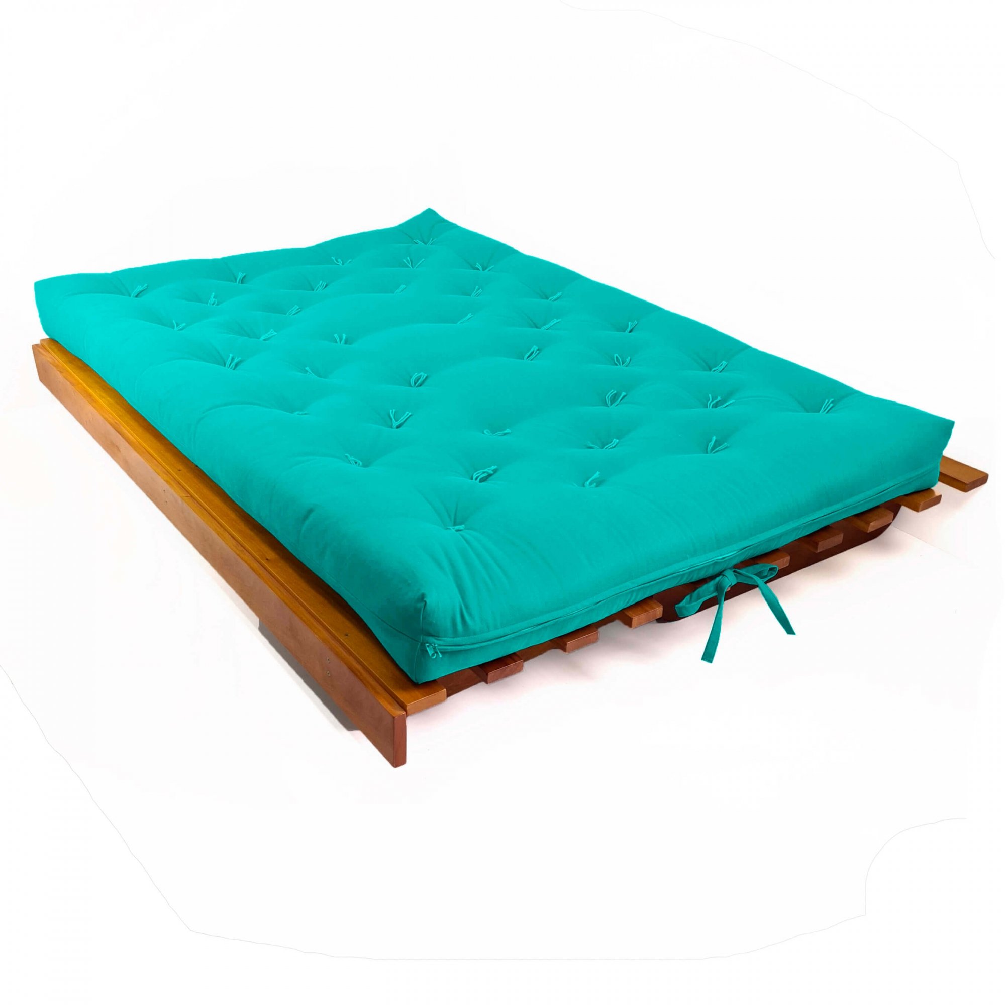 Sofá Cama Futon L Acquablock em Madeira Nobre Maciça - 3