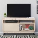 Ver imagem 2 de Rack Bancada de Tv 50 Pol 121cm Rute Z10 Off/calacata - Mpozenato