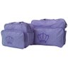 Bolsa bebê Lilás kit Maternidade menina Enxoval 10ol08 - 1