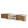 Rack para Tv 75 Polegadas Ripado 2 Portas Valencia Off White Naturalle - 2