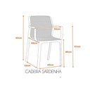 Ver imagem 4 de Cadeira Redikal Sardenha com Braços